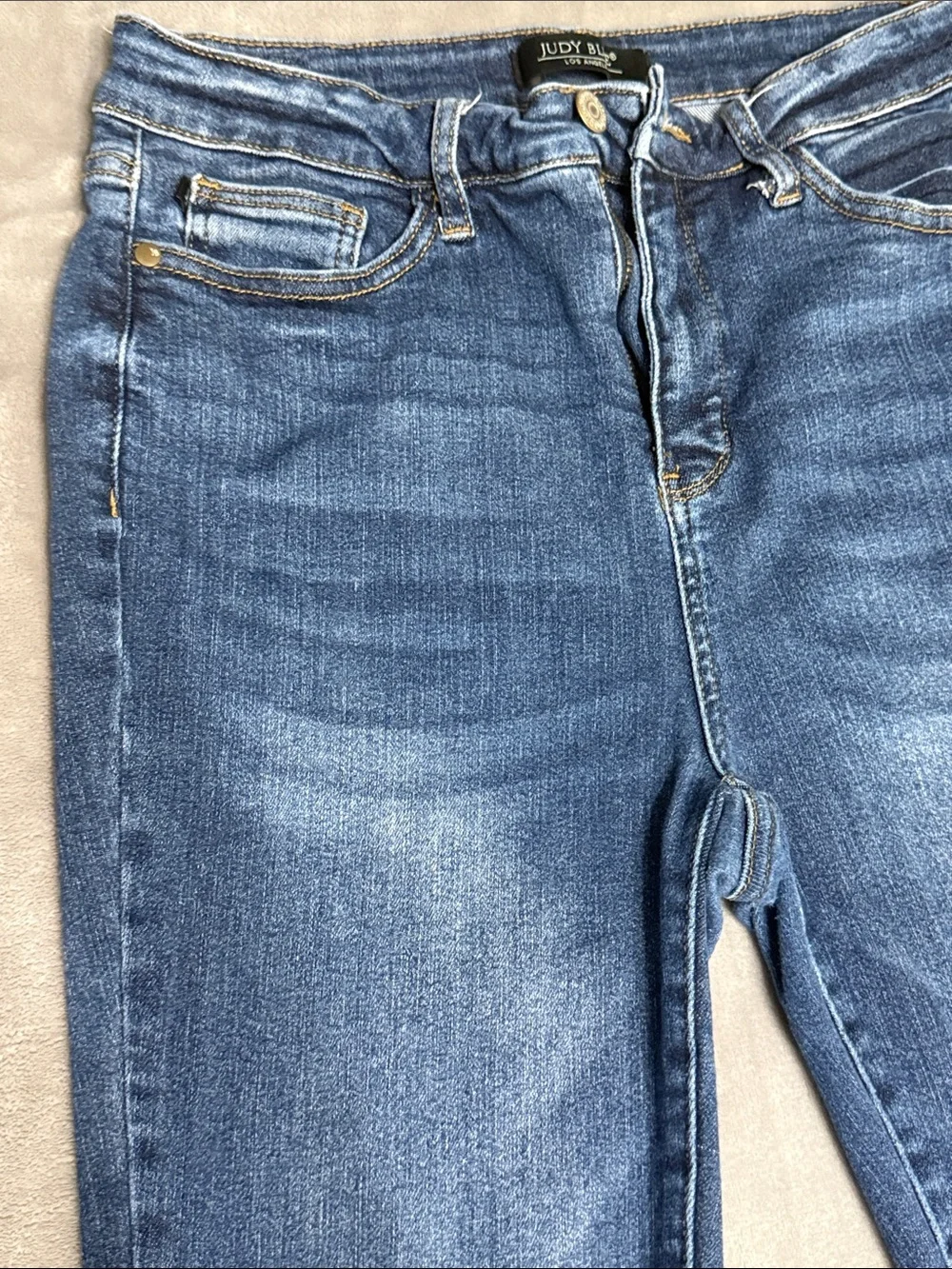 Judy Blue Dark Blue High-Rise Skinny Jeans style 88365 item 72507